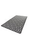 Conceptum Alfombra de Pasillo Black White Djt 80 x 150 cm